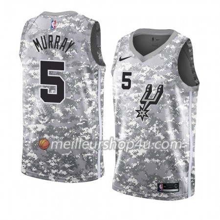 Maillot Basket Homme San Antonio Spurs Dejounte Murray 5 2018-19 Nike Gris Swingman
